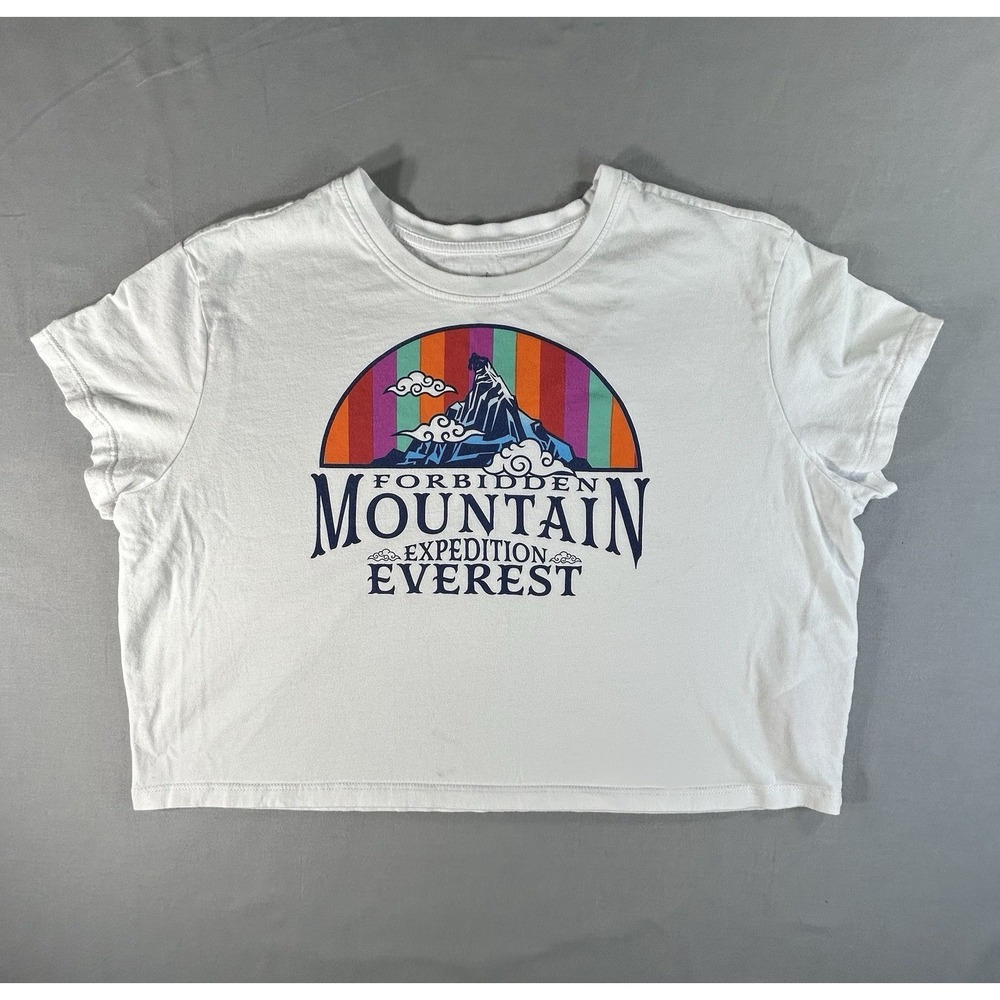 Disney Parks Forbidden Mountain 1/2 shirt women's large With Issues Walt Disney
